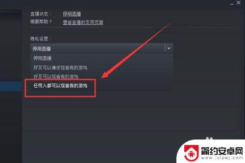 steam怎么开直播让好友观看 在Steam上如何开直播