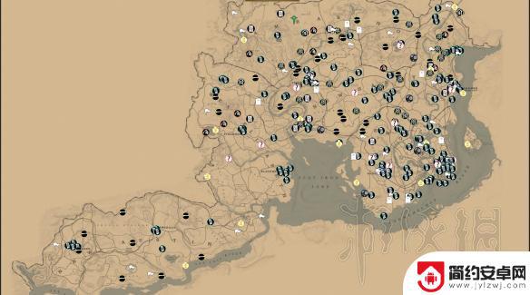 荒野大镖客2可记录地标 《荒野大镖客2》收集地图全汇总 地图收集要素