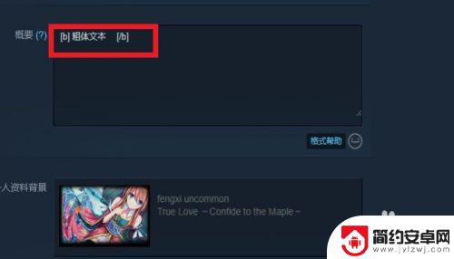 steam如何输入文字格式 STEAM个人资料界面文本叠加效果教程