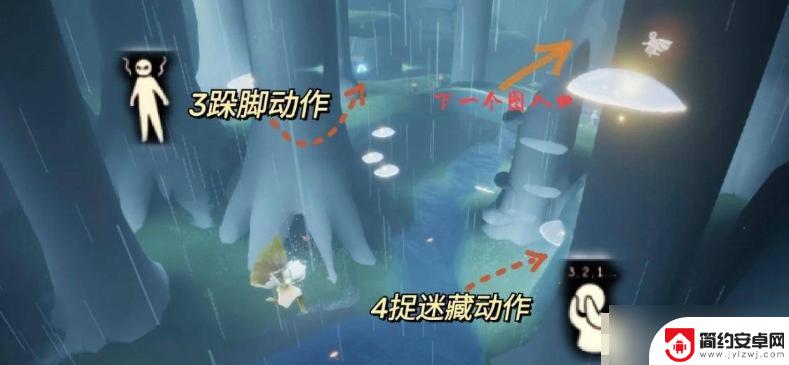 光遇荧光森林先祖 光遇雨林先祖的具体位置在哪里