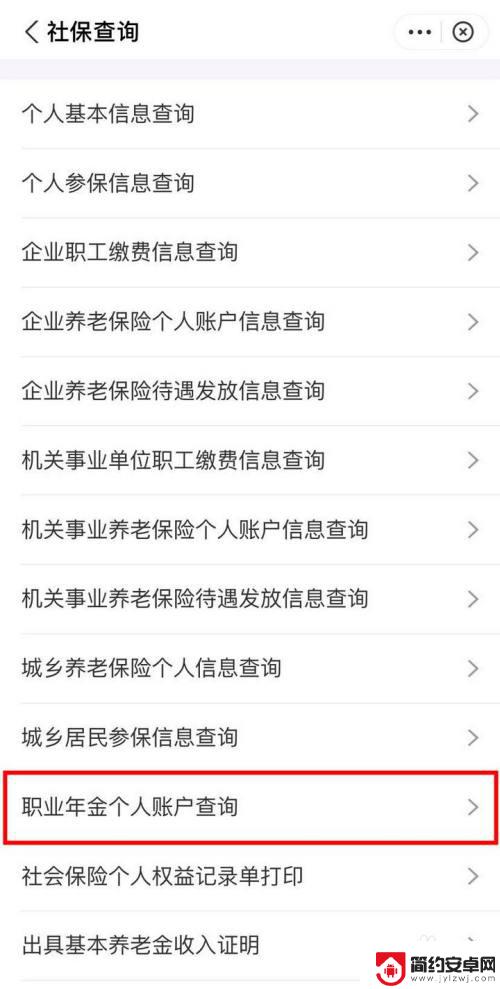 手机怎么查询职业年金 如何查询自己的职业年金个人账户