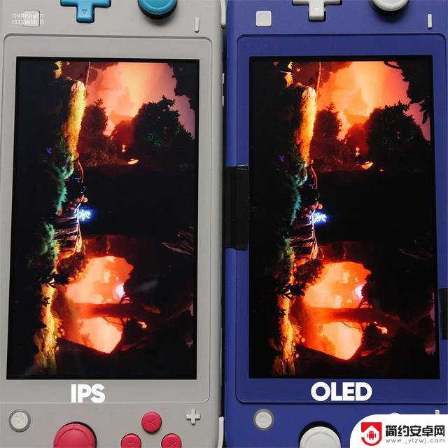 网友自行更换屏幕打造任天堂逼的Switch Lite OLED