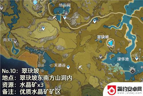 原神挖哪些矿 原神挖矿路线图矿石密集点位推荐