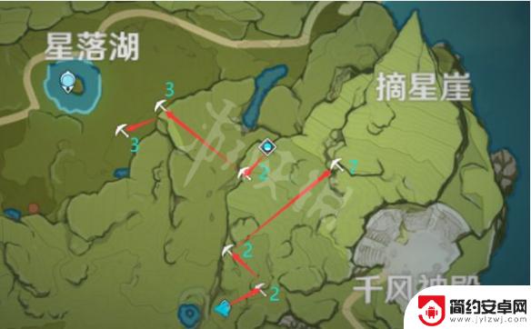 原神黑铁块采集路线 原神2.6版本黑铁矿采集路线推荐