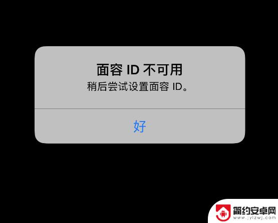 苹果手机说面容id不可用 iPhone 面容 ID 失效怎么办