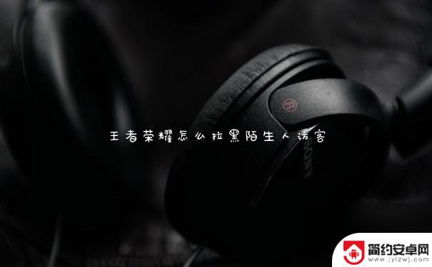 王者荣耀如何拉黑陌生人最近访客 王者荣耀怎么屏蔽访客