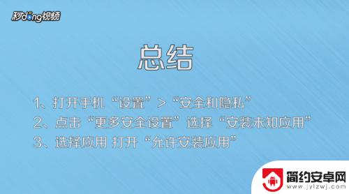 怎么设置手机安装软件权限 手机应用安装权限启用教程