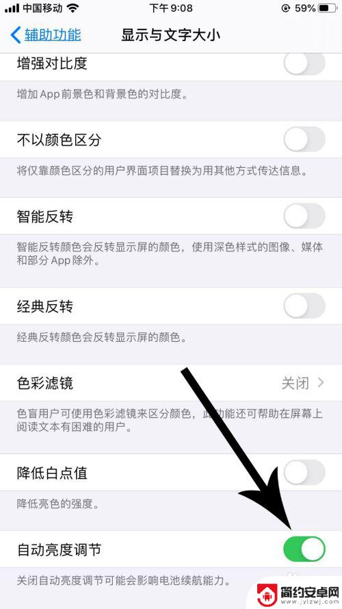 苹果13手机怎么设置亮度自动调节关闭 iOS13亮度自动调节怎么设置