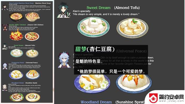 原神魈的特殊料理 原神魈特殊料理甜梦配方