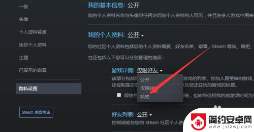 steam怎么让别人看不到我玩的游戏 如何让Steam好友看不到你在玩什么游戏